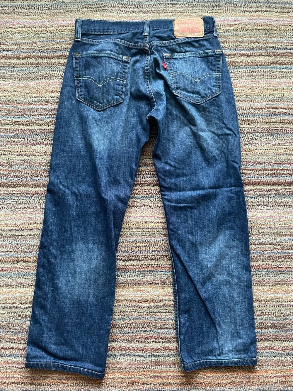 Levi's 505 Men's Indigo Blue Straight Jeans Size 30x30
